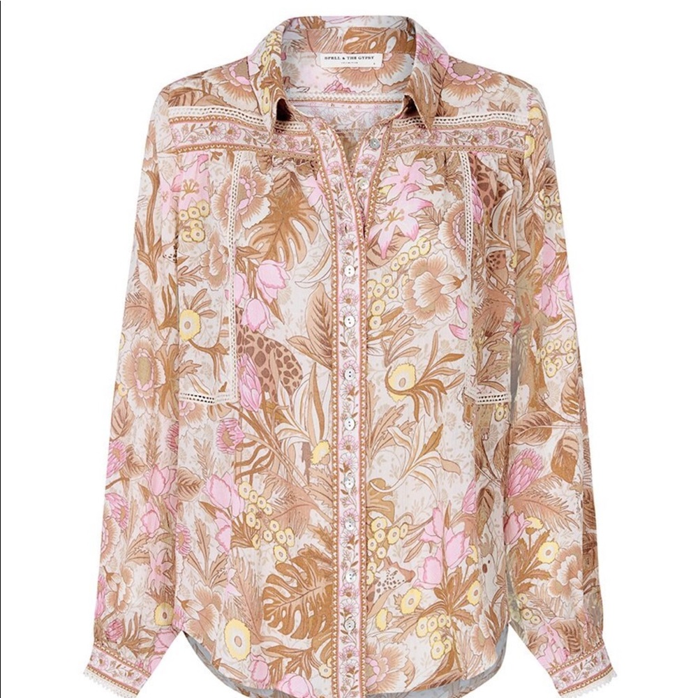 SPELL JUNGLE BLOUSE SIZE XL